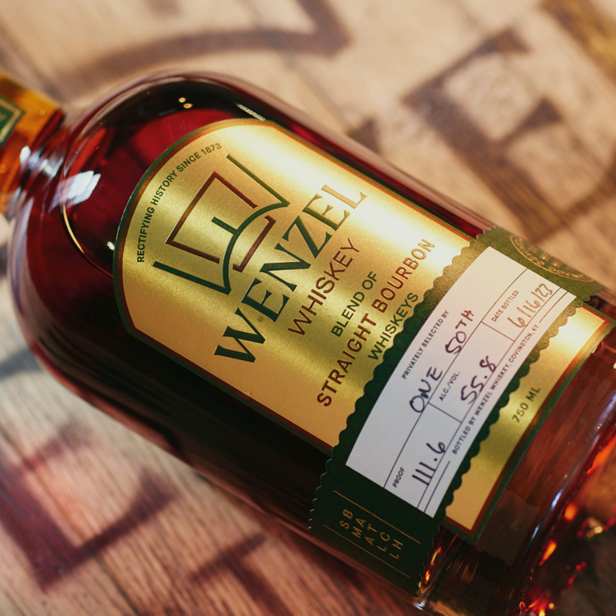 WENZEL ONE 50TH STRAIGHT BOURBON WHISKEY